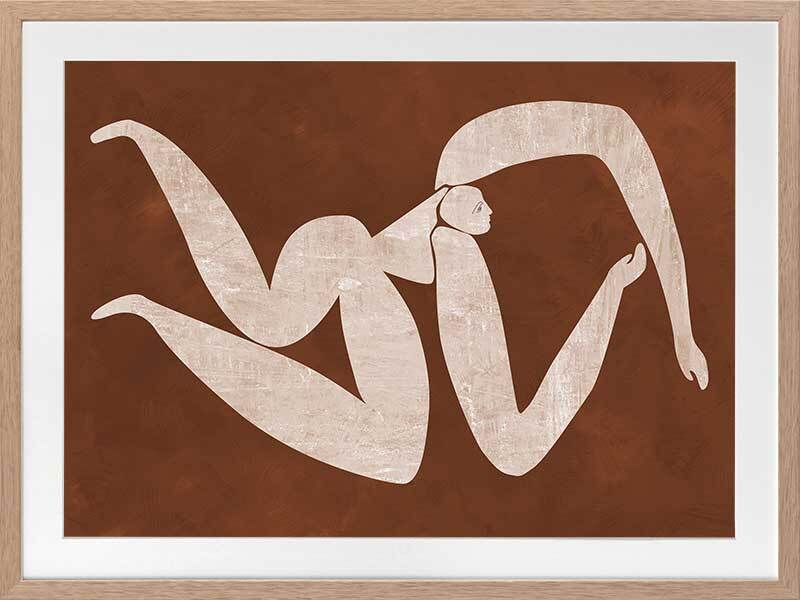 Caroline Cut-Out IV Framed Art Print