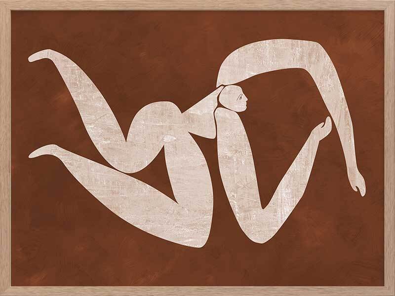 Caroline Cut-Out IV Framed Art Print