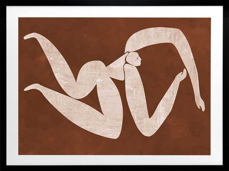 Caroline Cut-Out IV Framed Art Print