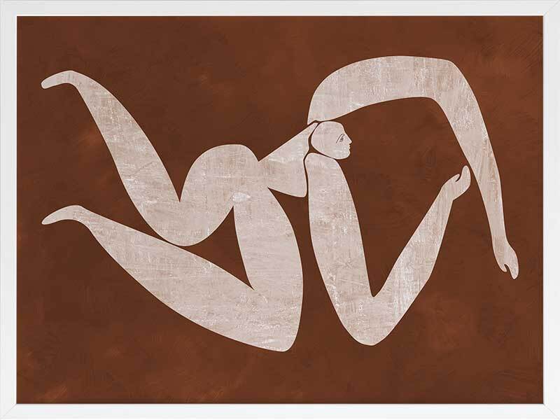 Caroline Cut-Out IV Framed Art Print