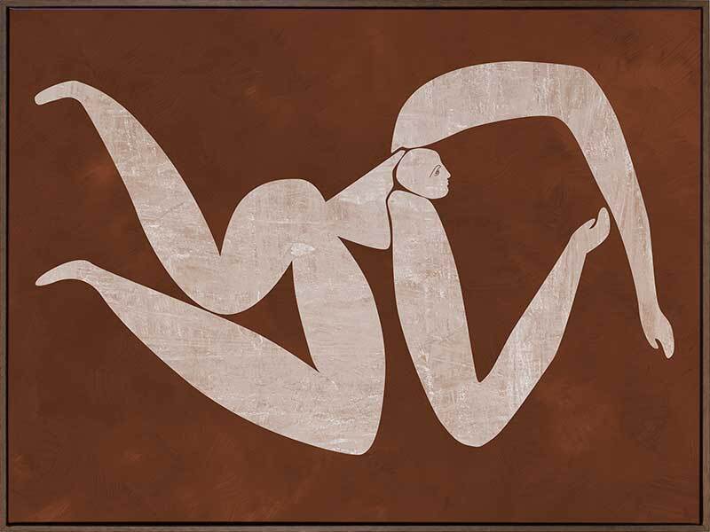 Caroline Cut-Out IV Canvas Art Print