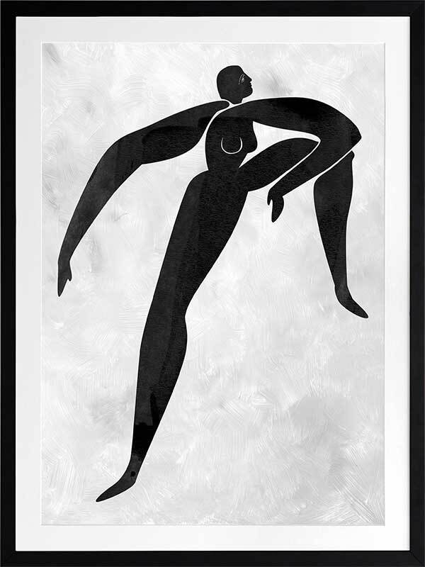 Lydia Cut-Out II Framed Art Print