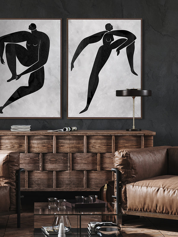 Lydia Cut-Out II Canvas Art Print | Lifestyle