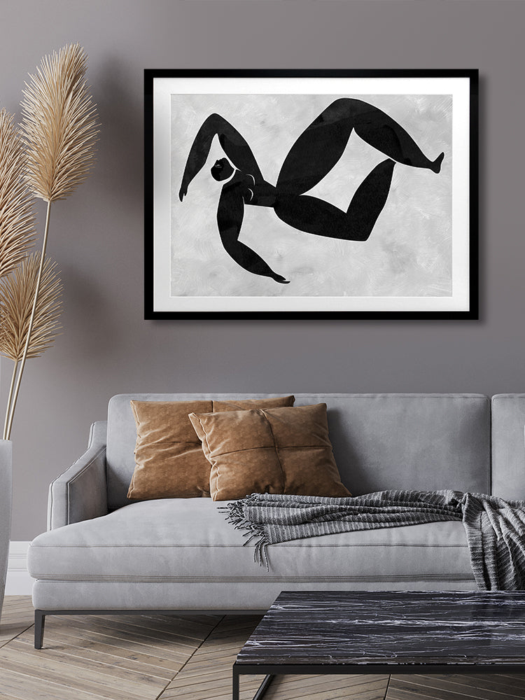 Lydia Cut-Out III Framed Art Print | Lifestyle