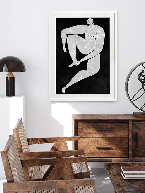 Monique Cut-Out I Framed Art Print | Lifestyle