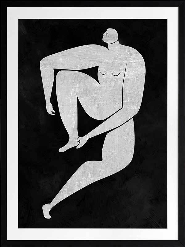 Monique Cut-Out I Framed Art Print