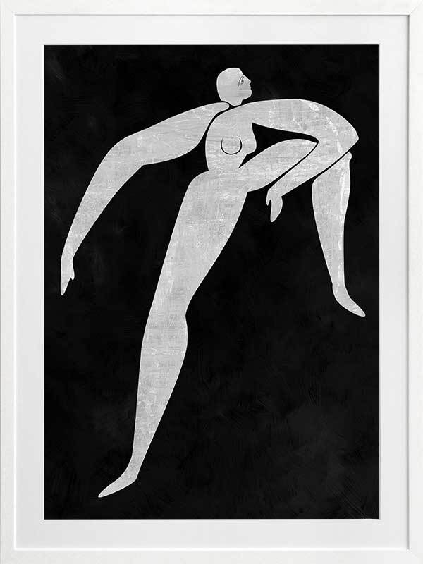 Monique Cut-Out II Framed Art Print