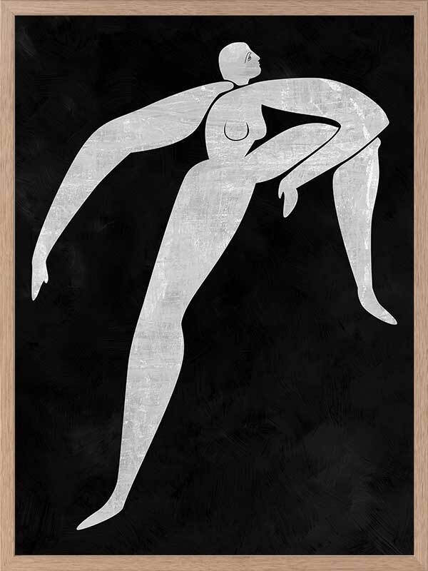 Monique Cut-Out II Framed Art Print