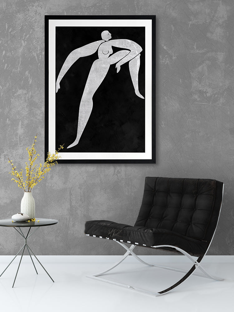 Monique Cut-Out II Framed Art Print | Lifestyle