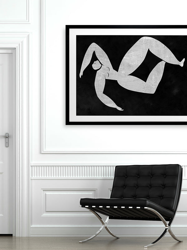 Monique Cut-Out III Framed Art Print | Lifestyle