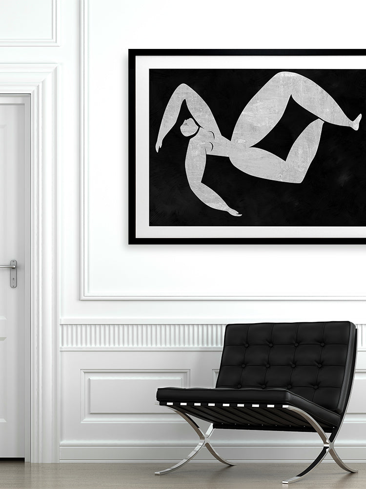 Monique Cut-Out III Framed Art Print | Lifestyle