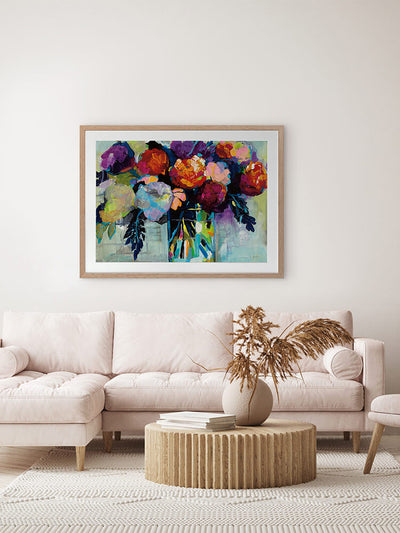 Grandma's Garden Framed Art Print | Lifestyle