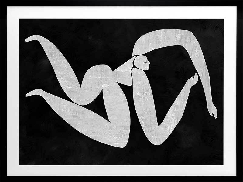 Monique Cut-Out IV Framed Art Print