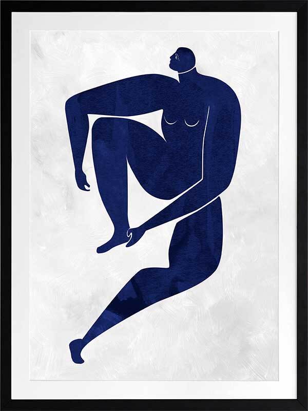 Gertrude Cut-Out I Framed Art Print