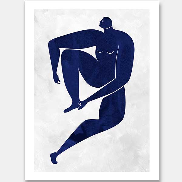 Gertrude Cut-Out I Unframed Art Print