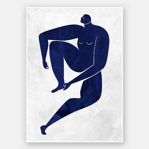 Gertrude Cut-Out I Unframed Art Print