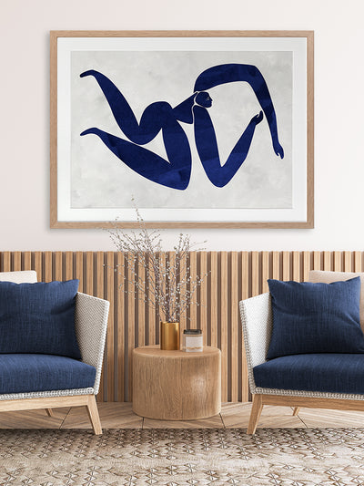 Gertrude Cut-Out IV Framed Art Print | Lifestyle
