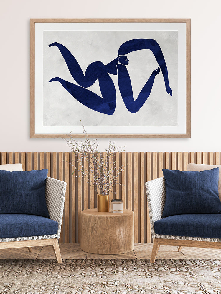 Gertrude Cut-Out IV Framed Art Print | Lifestyle