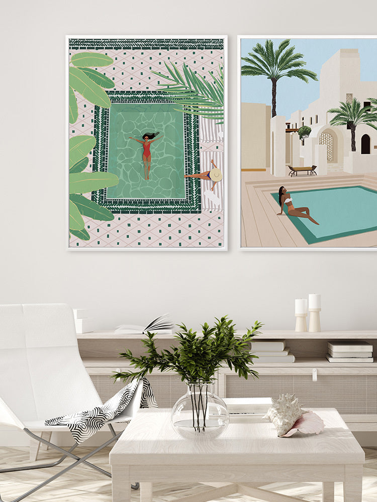 Carefree Callie Canvas Art Print | Lifestyle