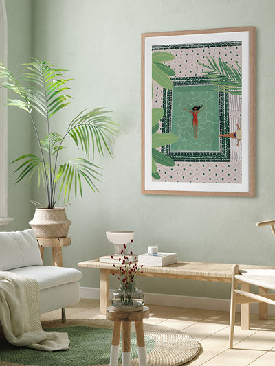 Carefree Callie Framed Art Print | Lifestyle