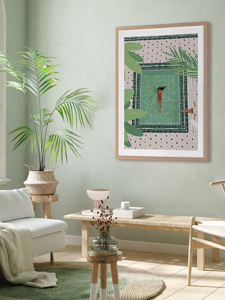 Carefree Callie Framed Art Print | Lifestyle