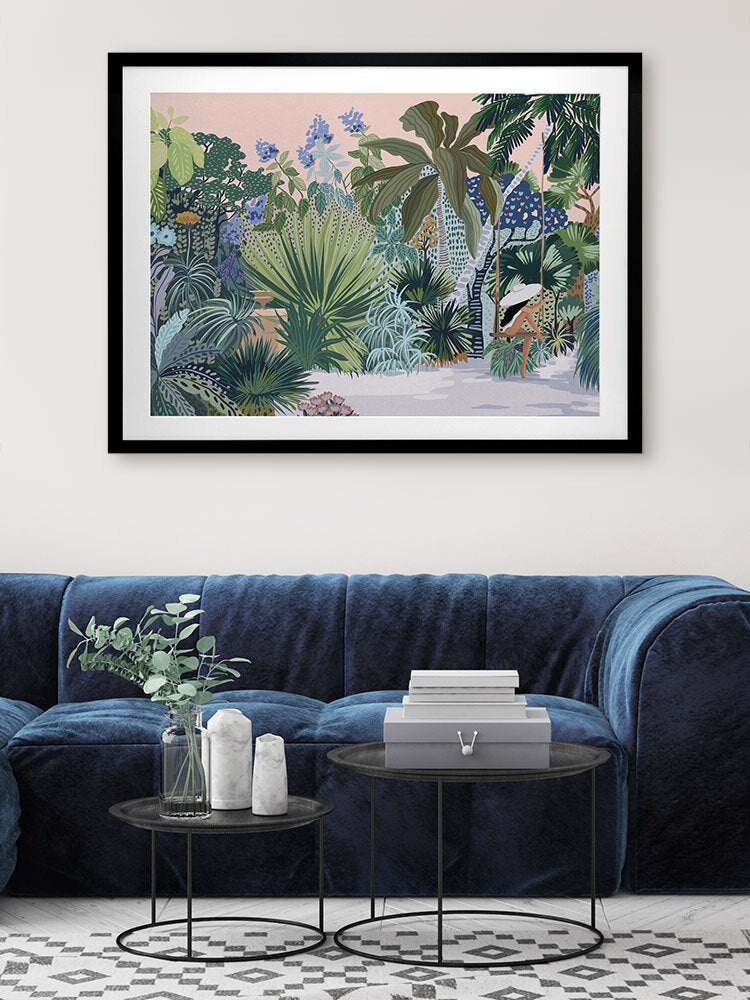 Jungalow June Framed Art Print