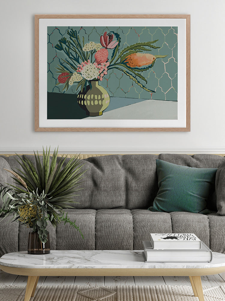 Bring Me Flowers Framed Art Print | Lifestyle