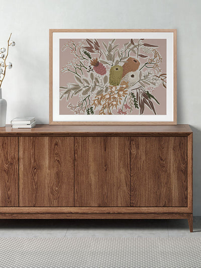 Bush Blooms Framed Art Print | Lifestyle