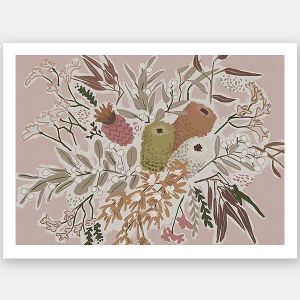 Bush Blooms Unframed Art Print