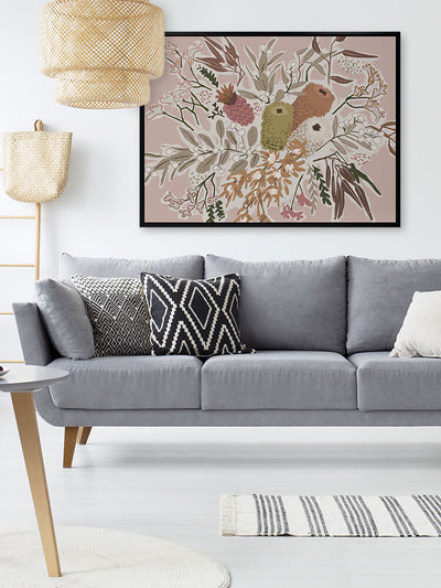 Bush Blooms Canvas Art Print | Lifestyle