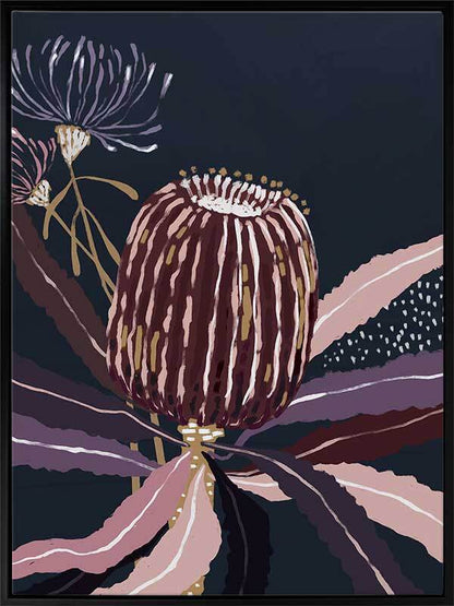 Blackberry Banksia Canvas Art Print