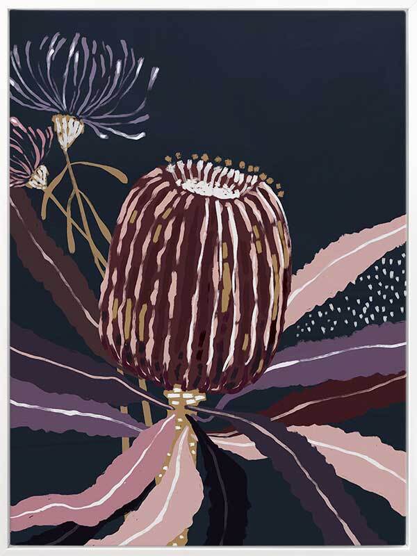 Blackberry Banksia Canvas Art Print