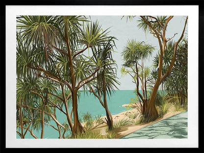 Sunshine Coast Framed Art Print