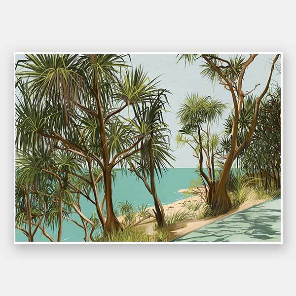 Sunshine Coast Unframed Art Print