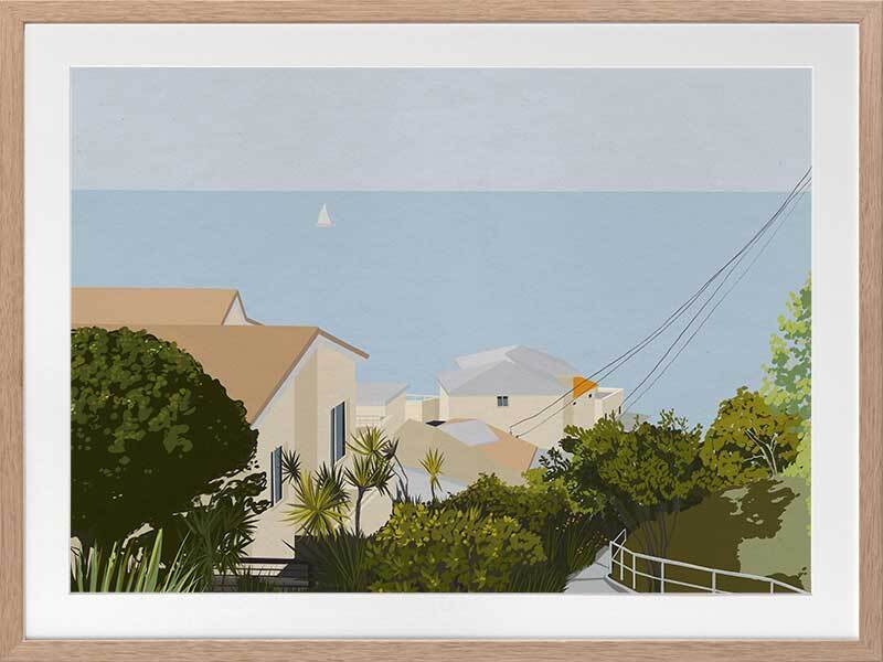 Bondi Road Framed Art Print