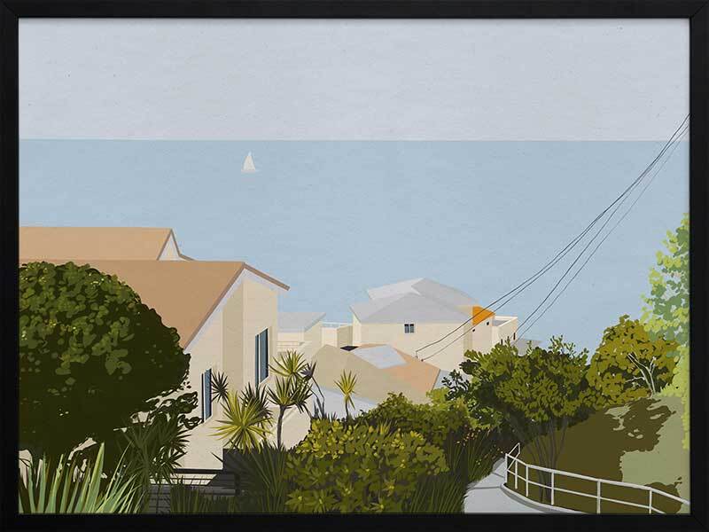 Bondi Road Framed Art Print