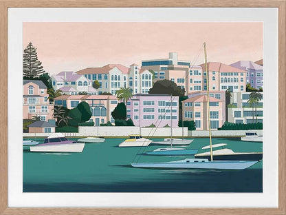 Yacht Club Framed Art Print