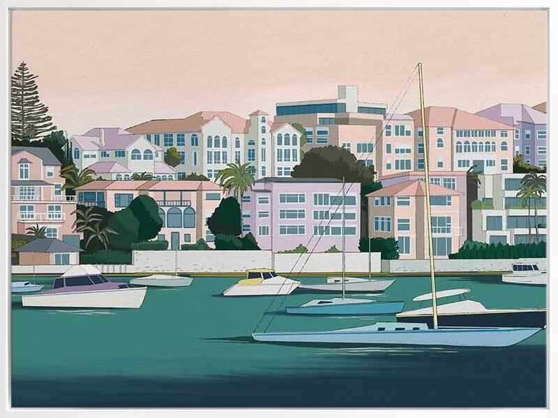 Yacht Club Canvas Art Print