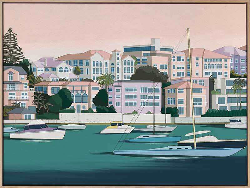 Yacht Club Canvas Art Print