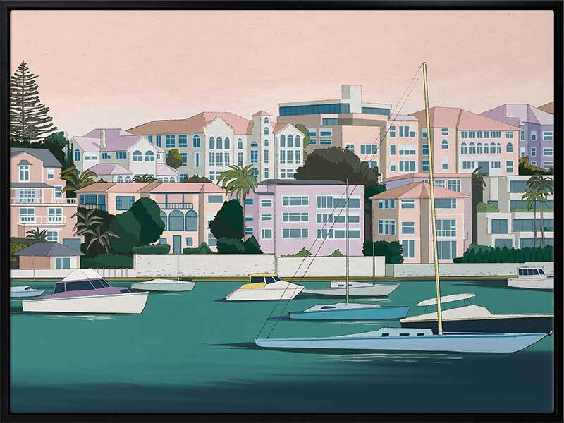 Yacht Club Canvas Art Print