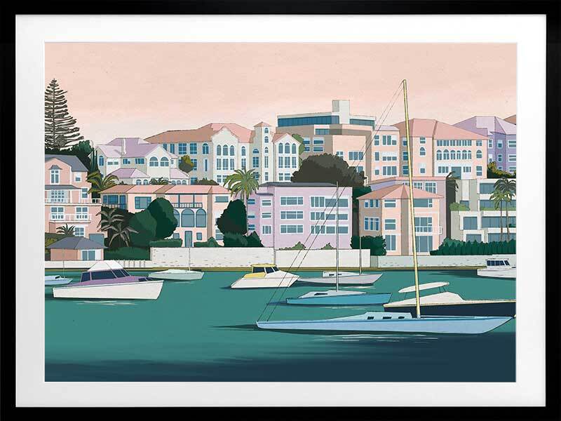 Yacht Club Framed Art Print