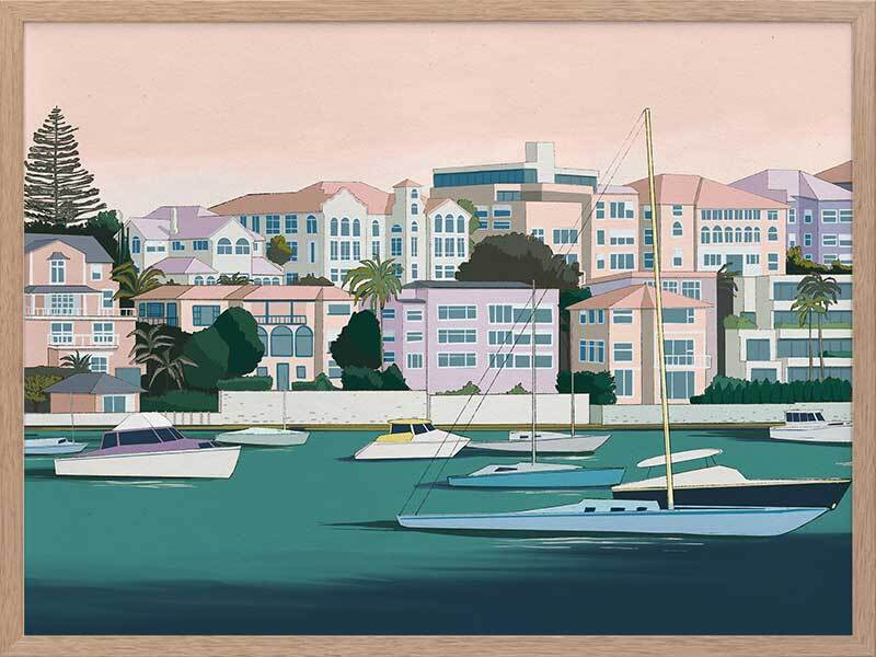 Yacht Club Framed Art Print