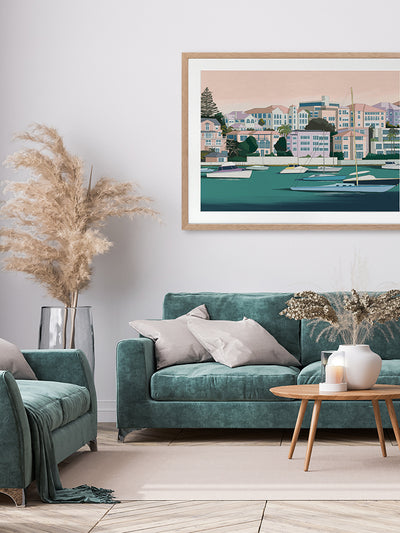 Yacht Club Framed Art Print | Lifestyle