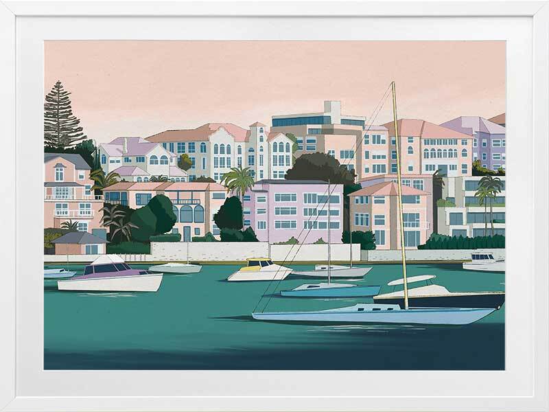 Yacht Club Framed Art Print