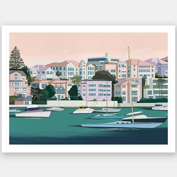 Yacht Club Unframed Art Print