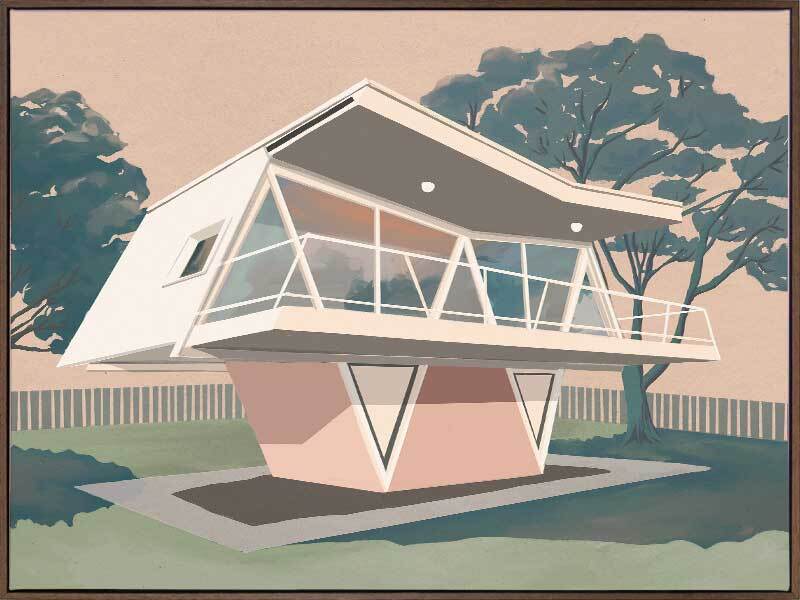 Futura House Canvas Art Print