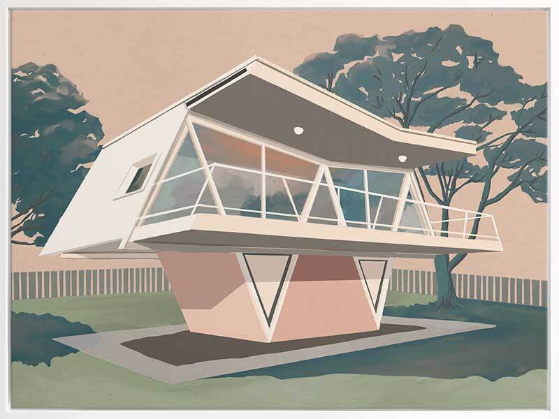 Futura House Canvas Art Print
