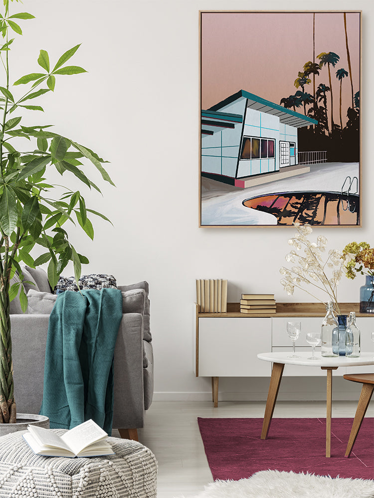 Sunset Drive Canvas Art Print | Lifestyle