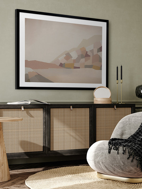 Alpine Way Framed Art Print | Lifestyle