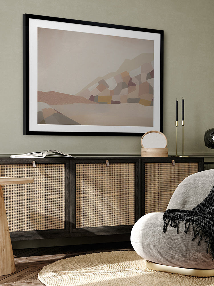 Alpine Way Framed Art Print | Lifestyle